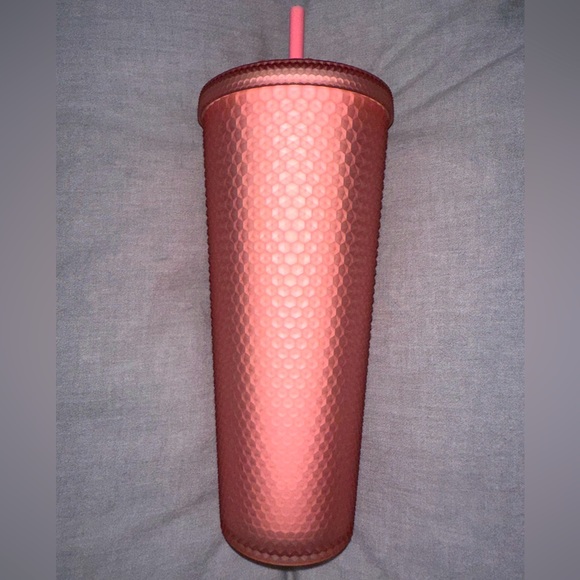 Retired Starbucks Matte Pink Studded Tumbler - Picture 2 of 2